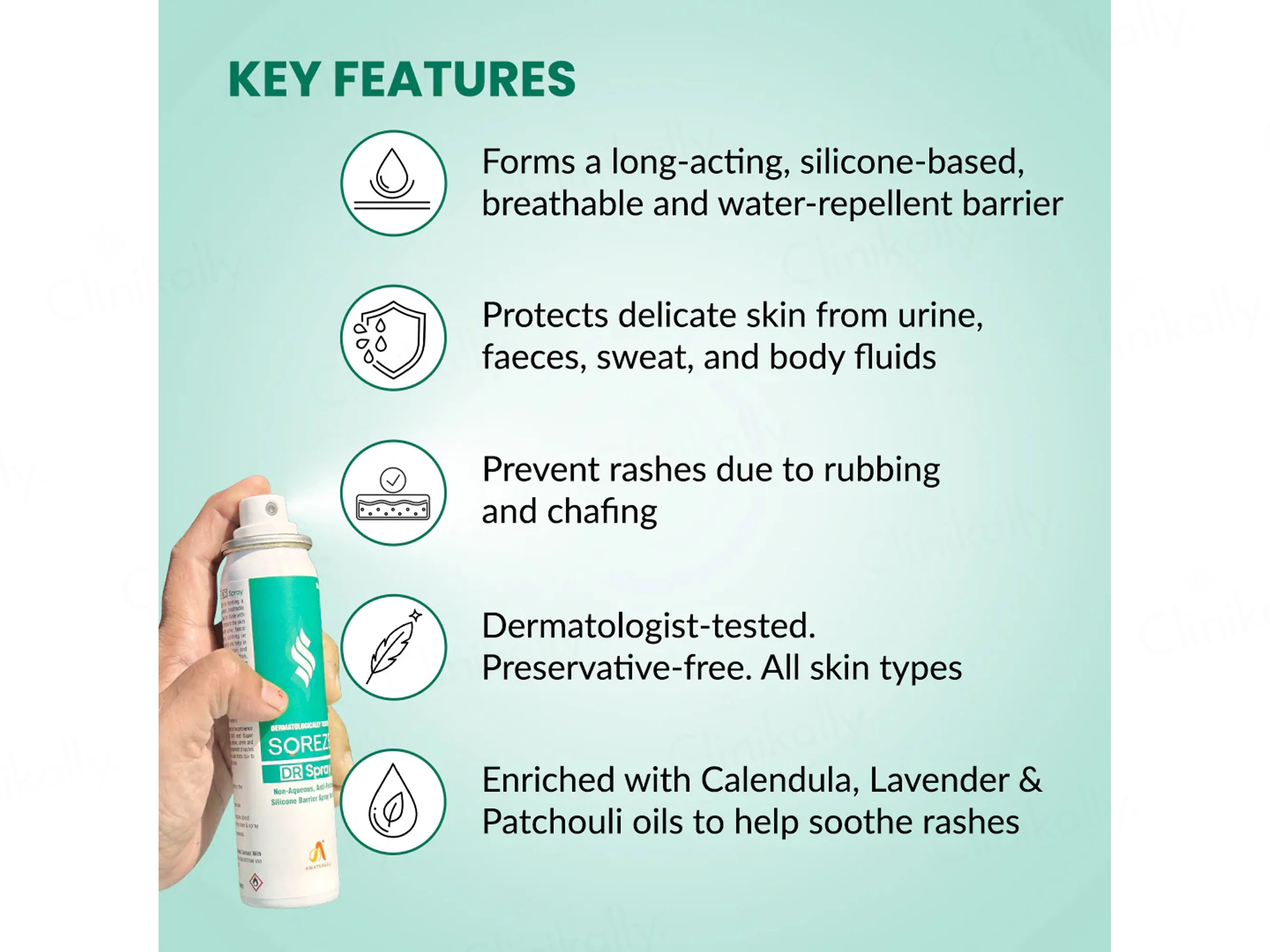 Soreze DR Silicone Barrier Spray - Image 3