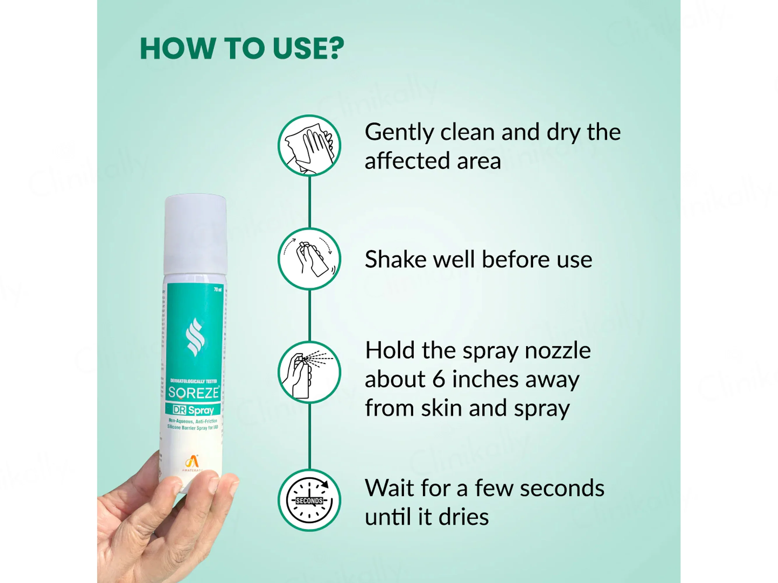 Soreze DR Silicone Barrier Spray - Image 4