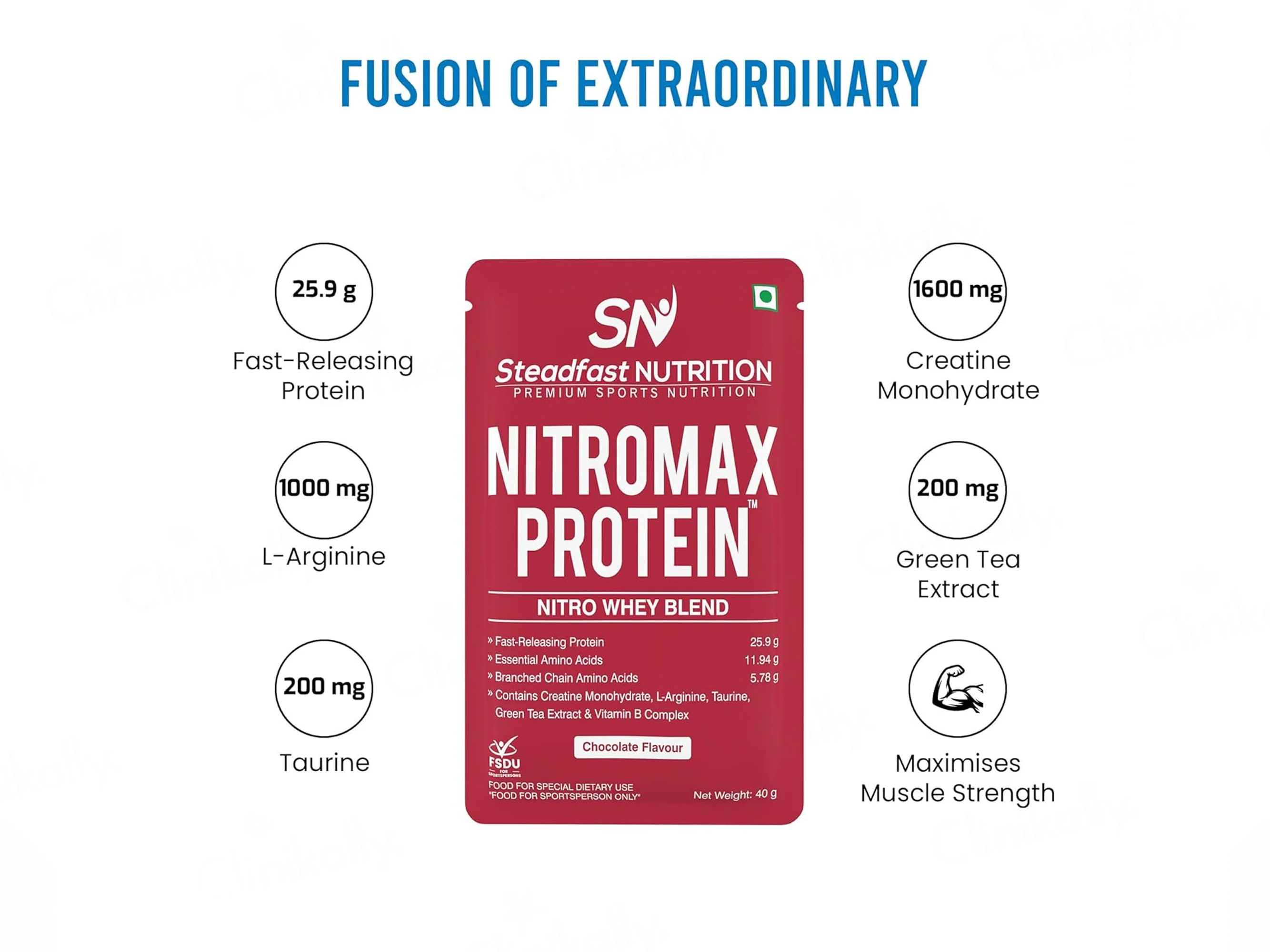 Steadfast Nutrition Nitromax Protein Nitro Whey Blend - Chocolate Flavour - Image 7