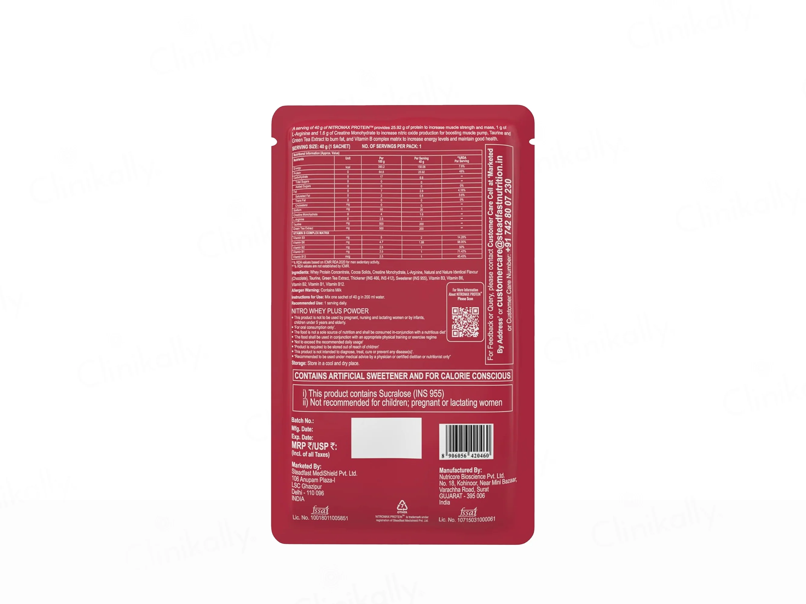 Steadfast Nutrition Nitromax Protein Nitro Whey Blend - Chocolate Flavour - Image 8
