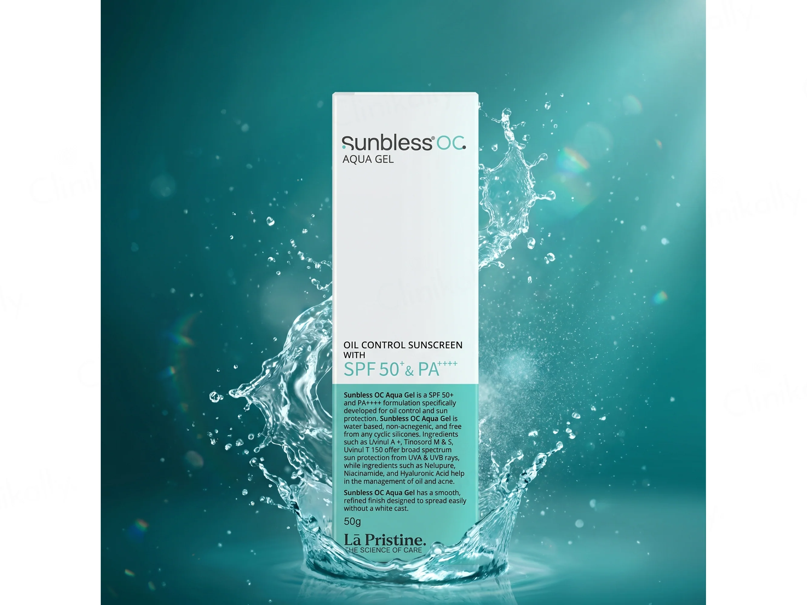 Sunbless OC Oil Control Aqua Gel Sunscreen SPF 50+ PA++++ - Image 3