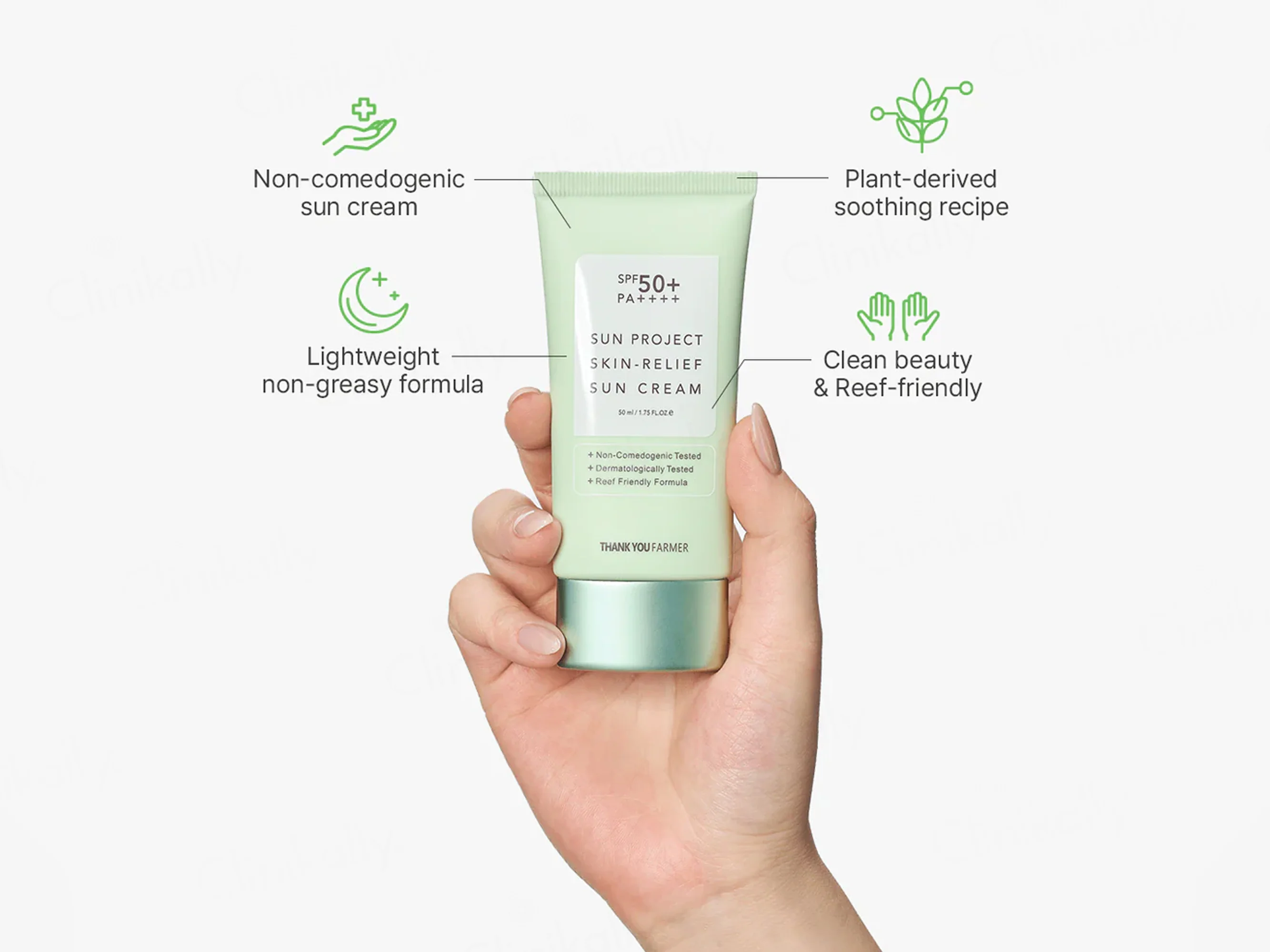 Thank You Farmer Sun Project Skin-Relief Sun Cream Sunscreen SPF 50+ PA++++ - Image 3