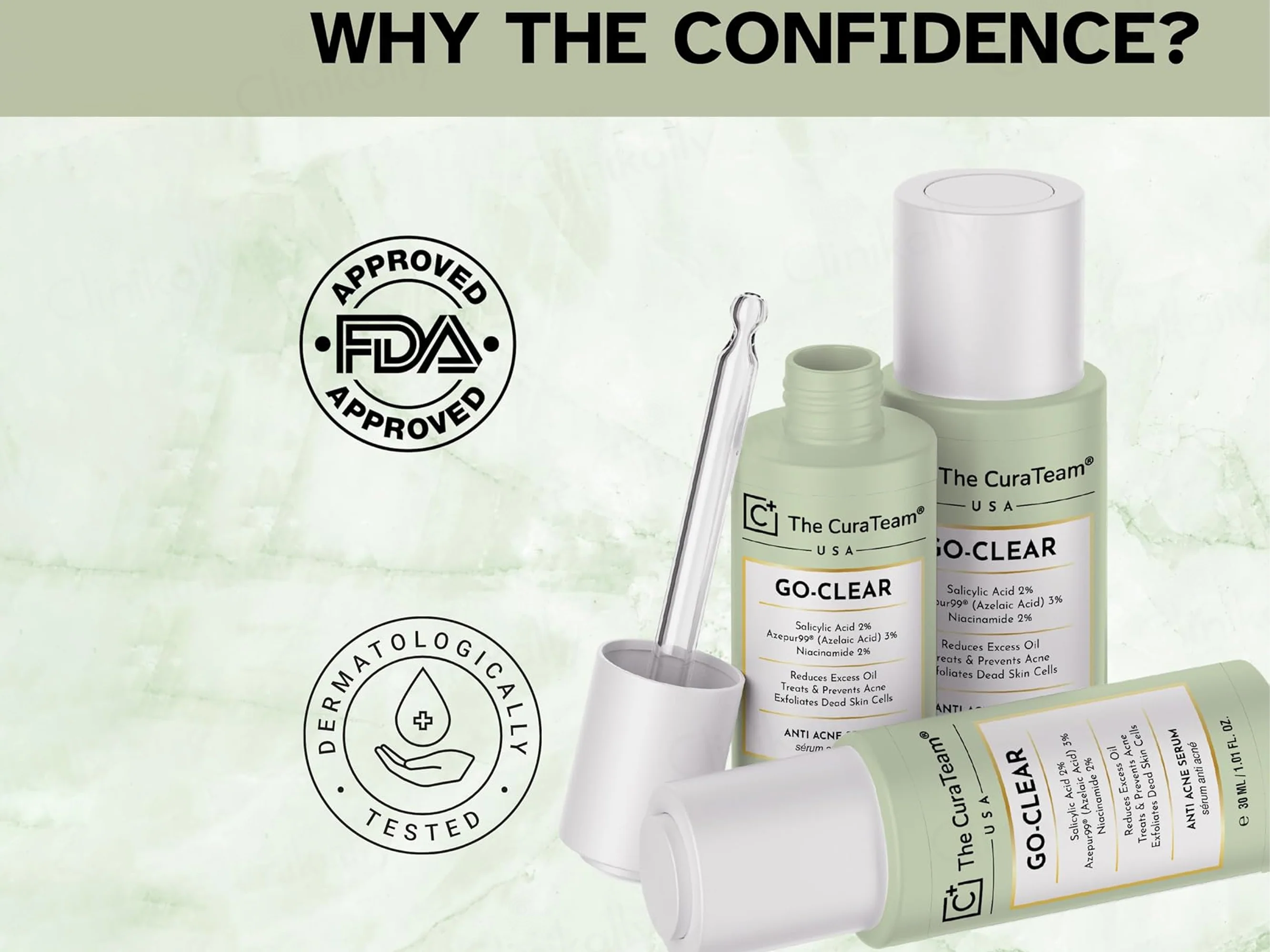 The CuraTeam Go-Clear Anti Acne Serum - Image 3
