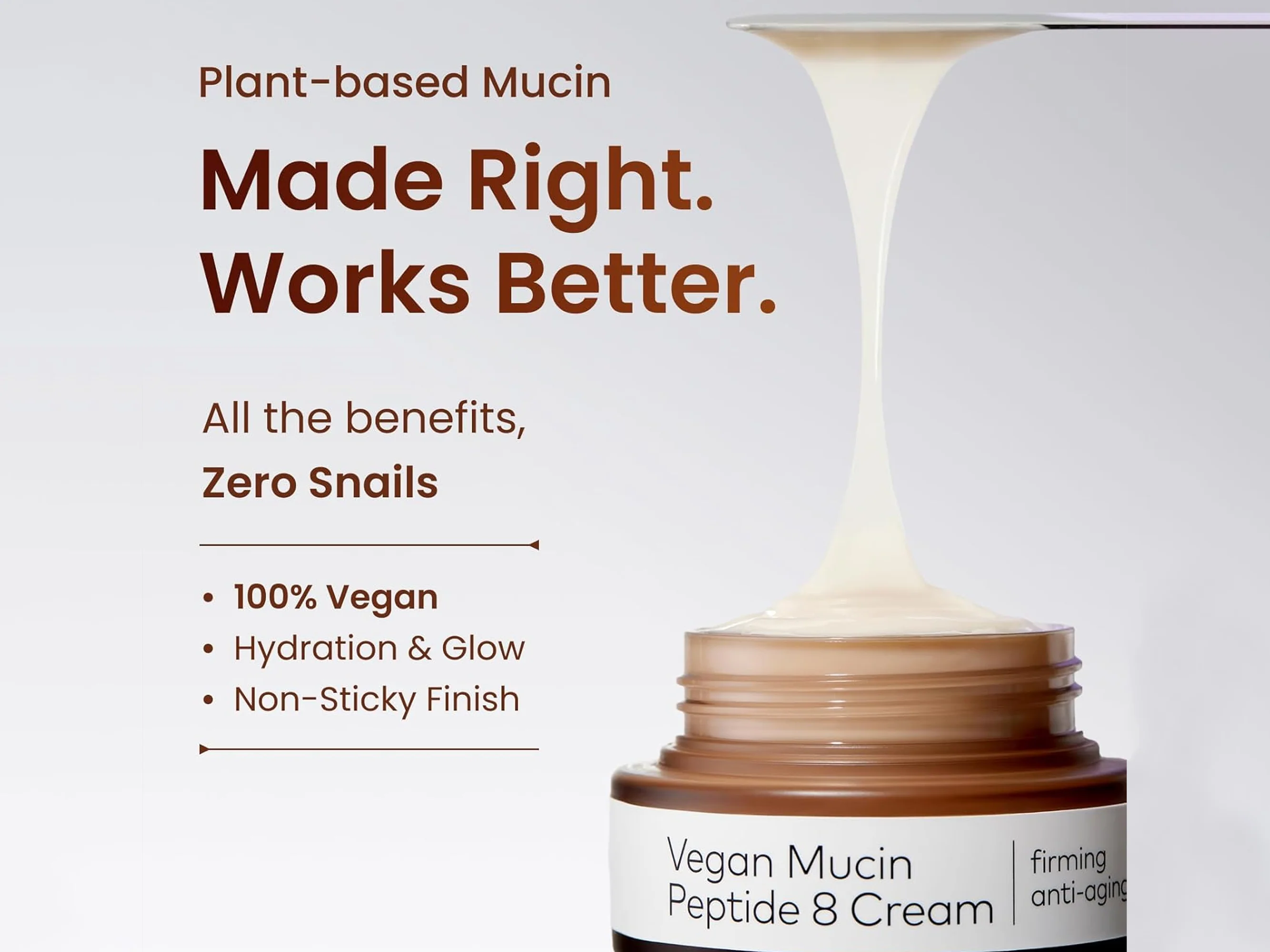 The Face Shop Alltimate Vegan Mucin Peptide 8 Firming & Anti-Aging Cream - Image 2