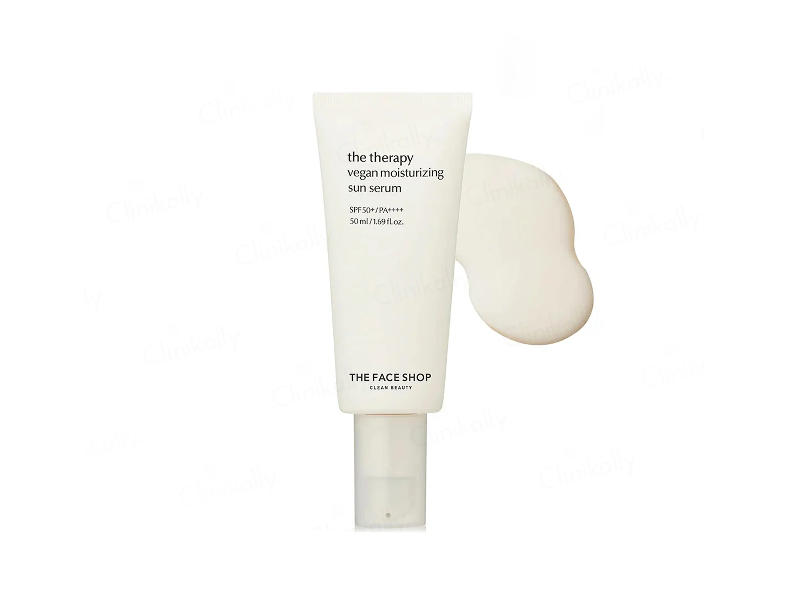 The Face Shop The Therapy Vegan Moisturizing Sun Serum with SPF 50+ PA++++ - Image 2