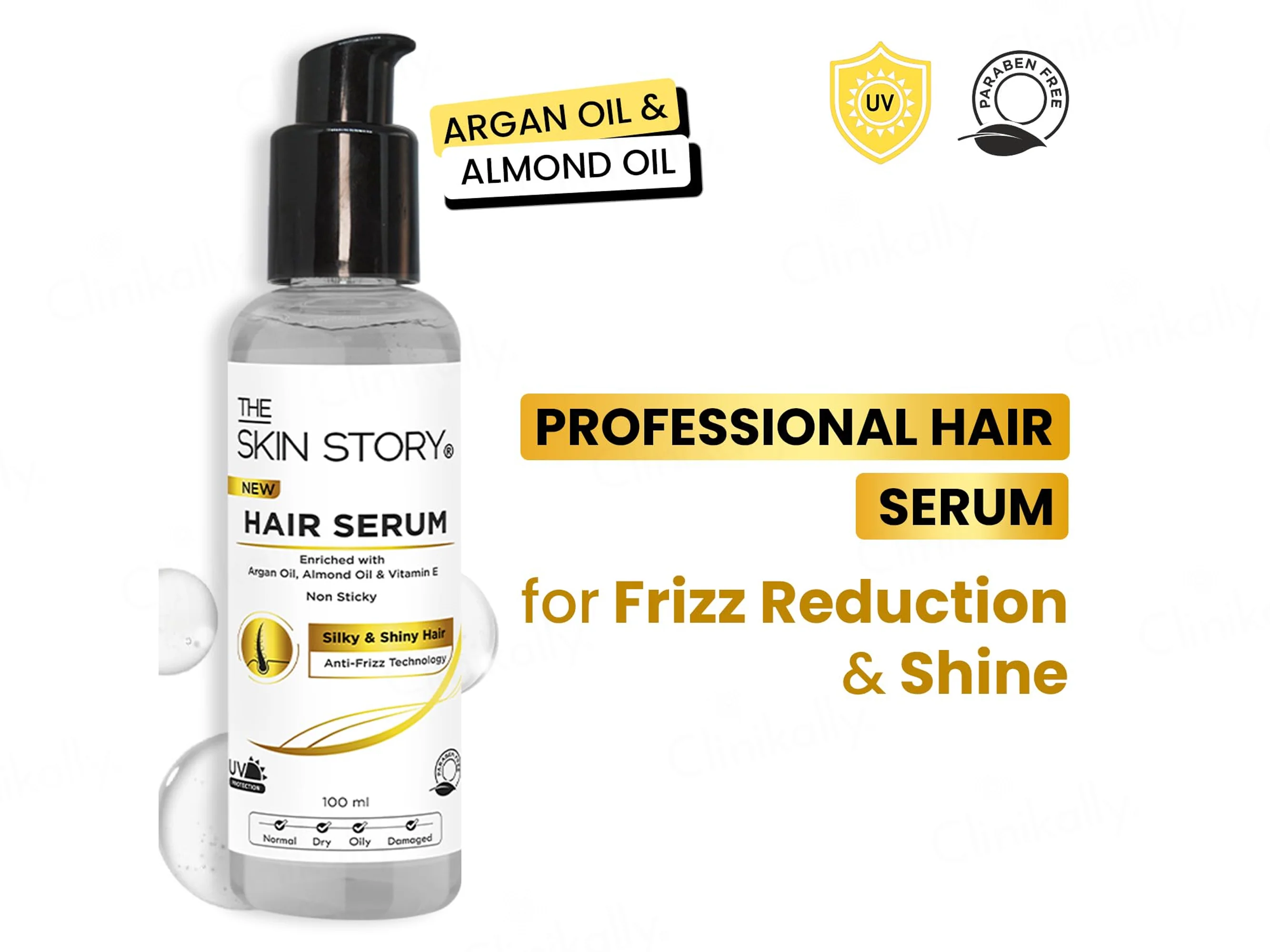 The Skin Story Anti-Frizz Hair Serum For Silky & Shiny Hair - Image 4