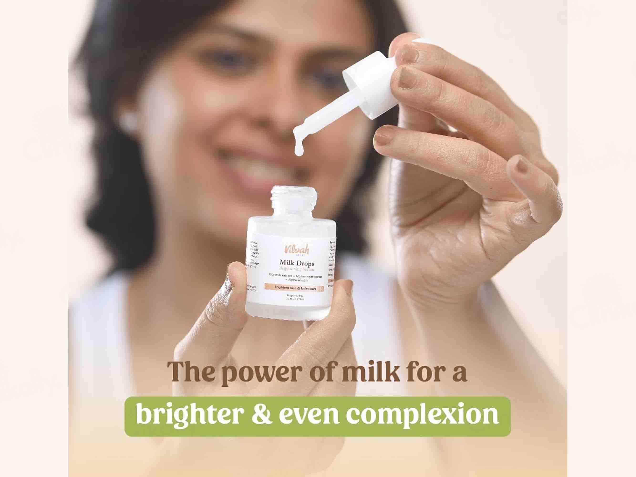 Vilvah Store Milk Drop Brightening Serum - Image 2