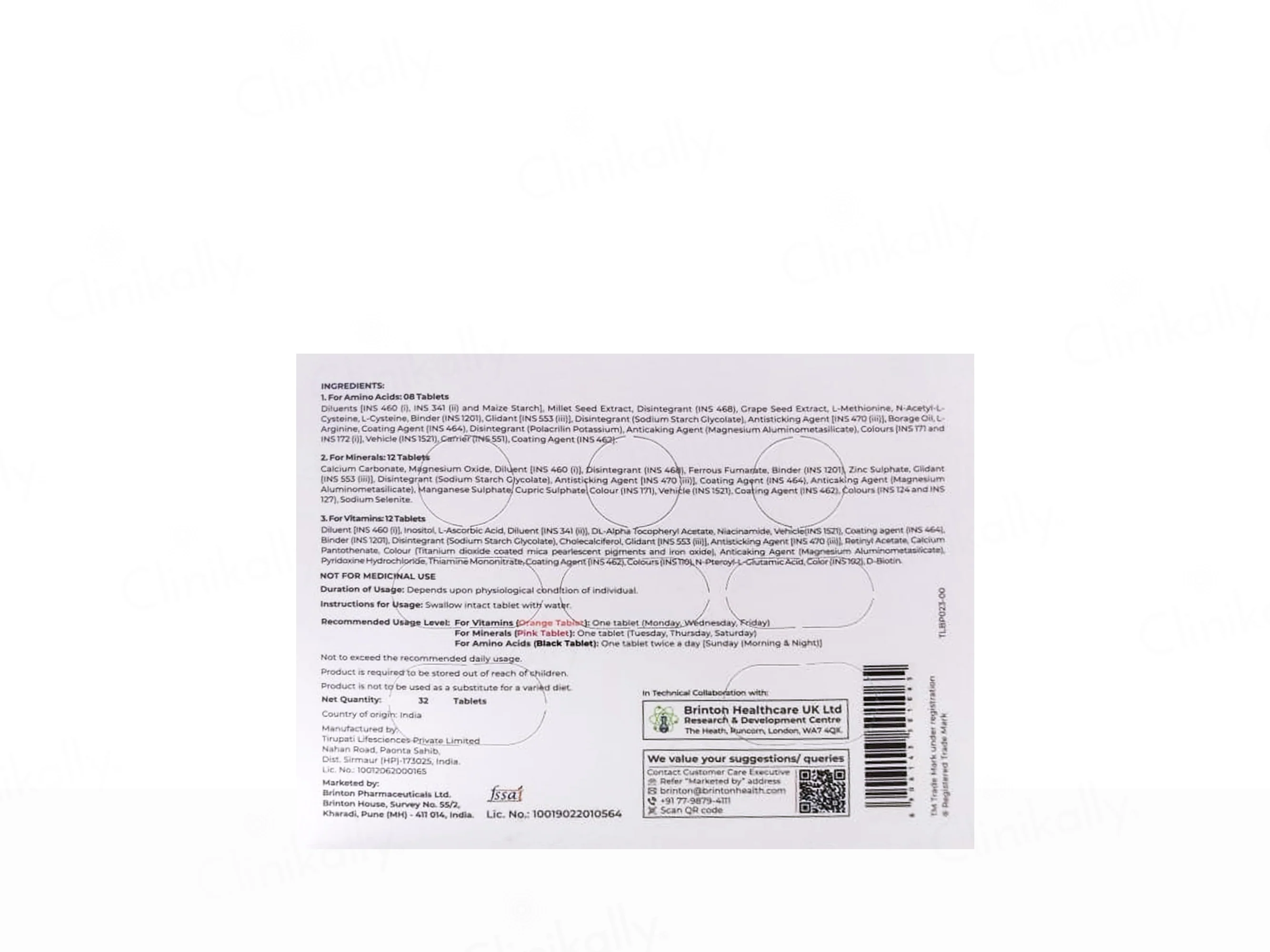 Well Grow Eva Cyclical Therapy Tablet For Women - Image 2