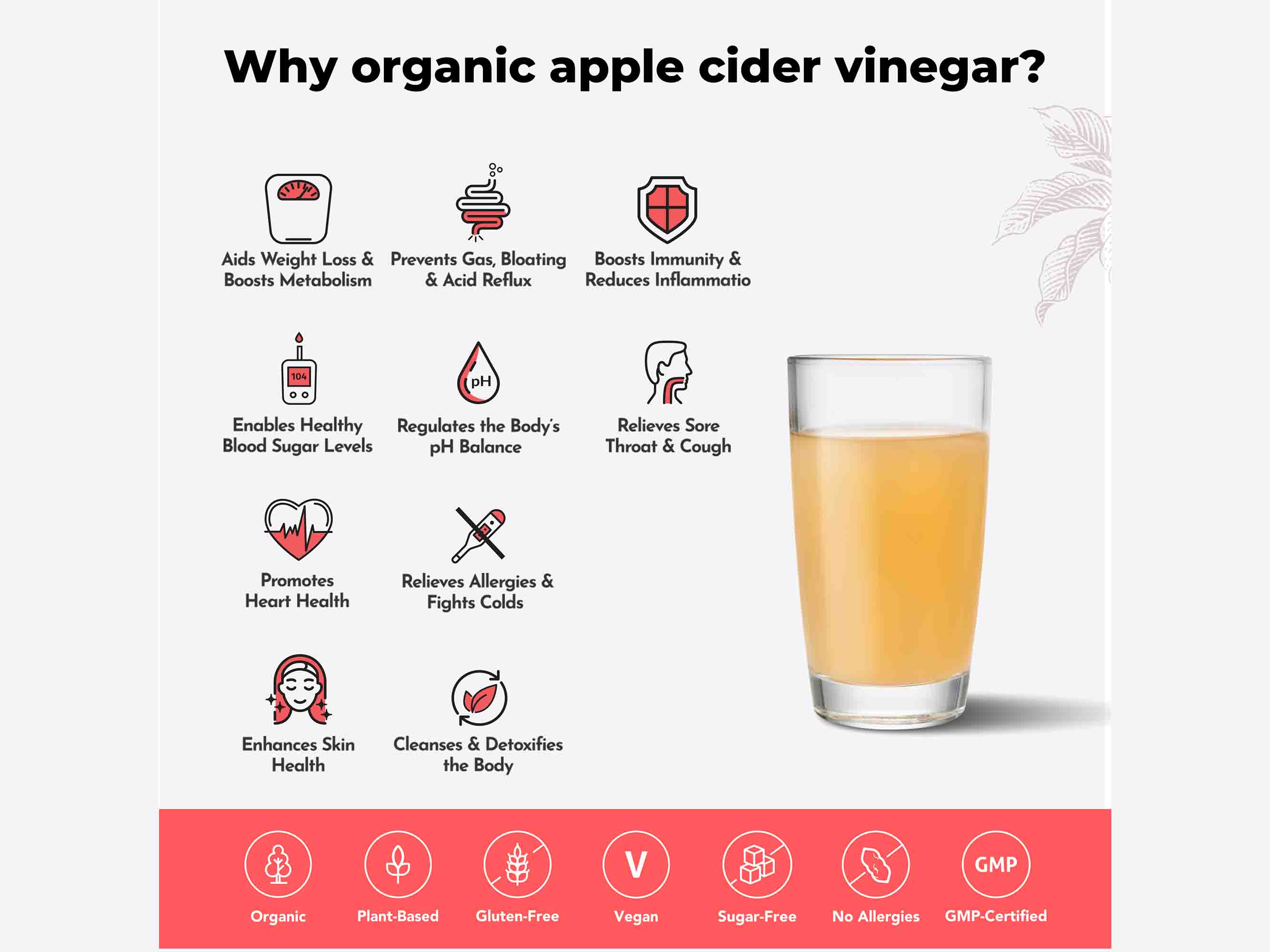 Wellbeing Nutrition Organic Apple Cider Vinegar - Image 4