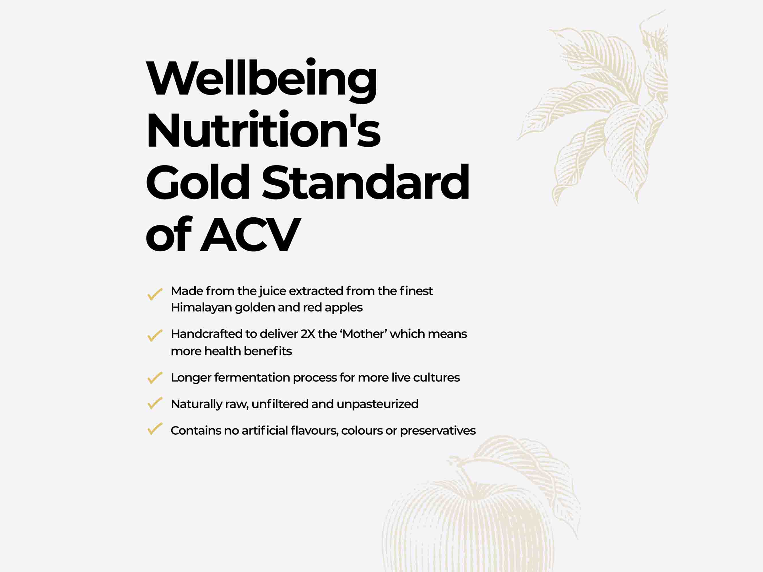 Wellbeing Nutrition Organic Apple Cider Vinegar - Image 5