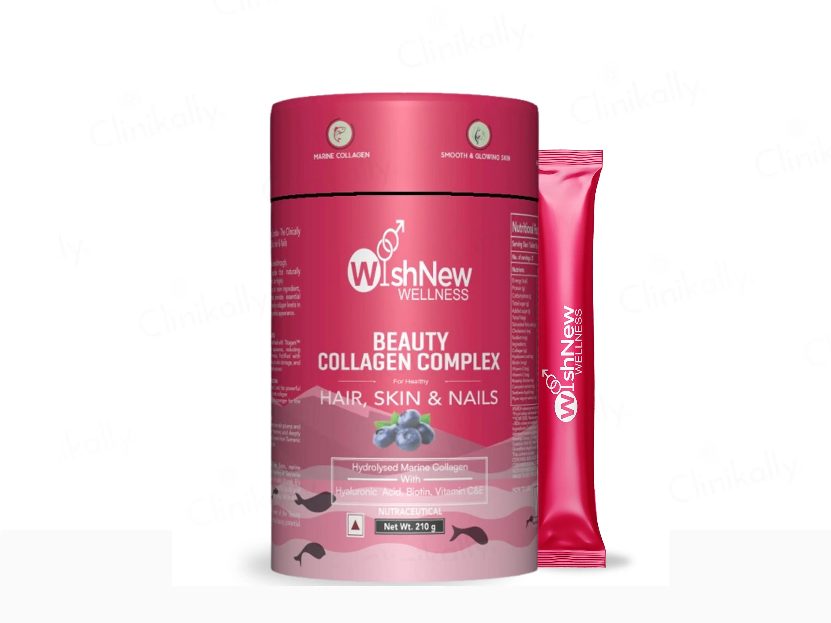 WishNew Wellness Beauty Collagen For Healthy Hair, Skin & Nails - Image 3