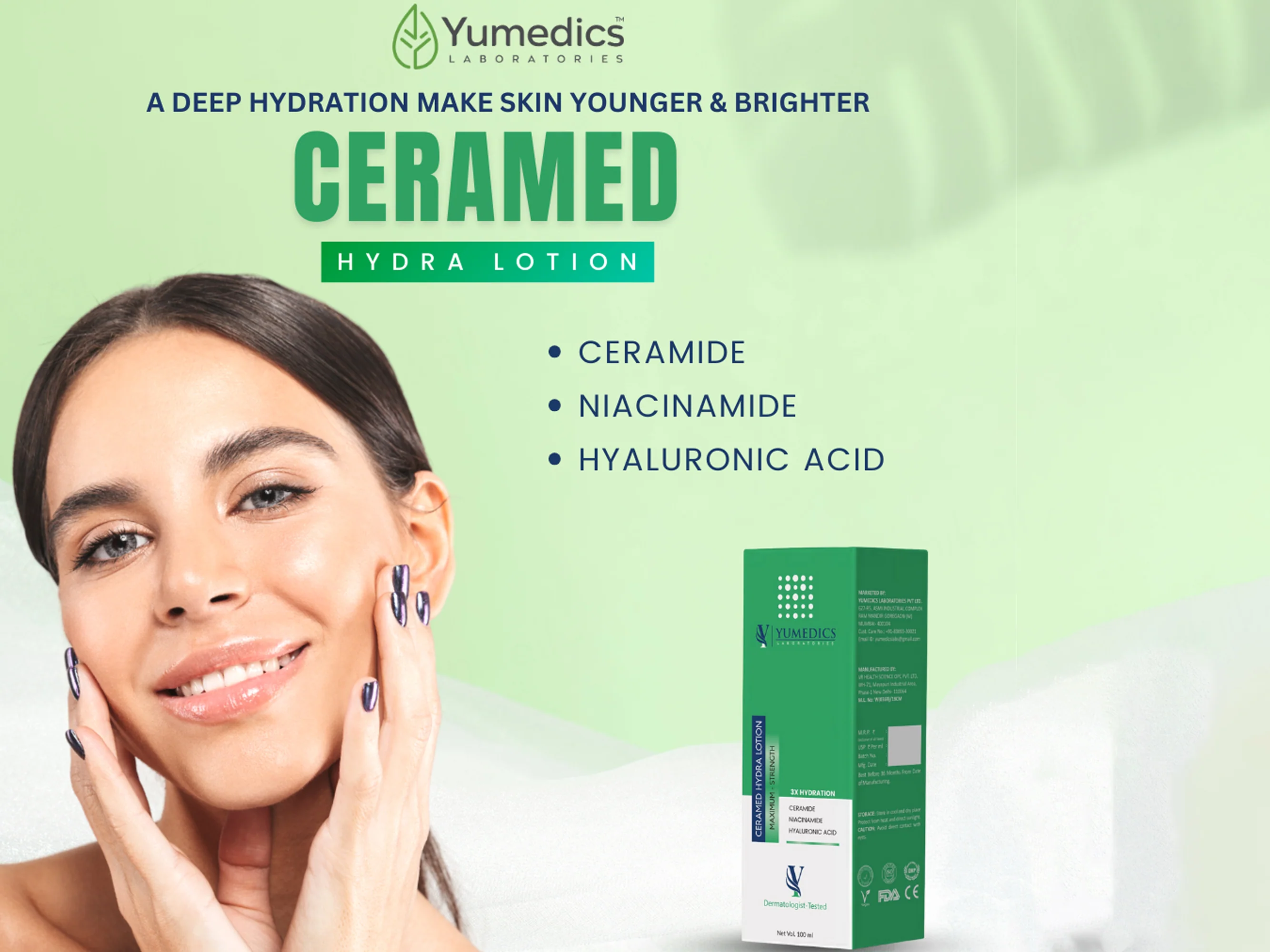 Yumedics Ceramed Hydra 3X Hydration Lotion - Image 2